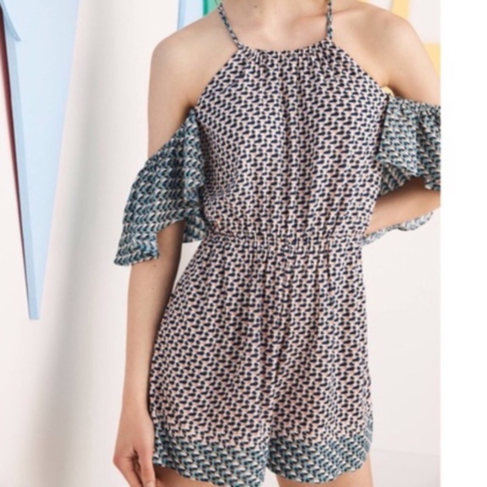 Anthropologie Geometric Romper